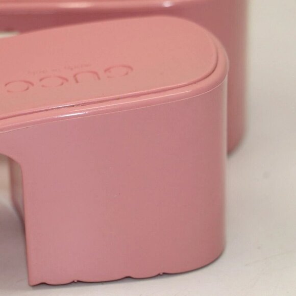 Gucci Rubber Platform Slide Sandals Wild Rose Women's EU 41 US 11 - Pink - Picture 7 of 16